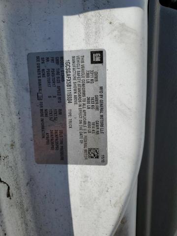 1GCSGAFX5B1119304 - 2011 CHEVROLET EXPRESS G1 白色 照片 13