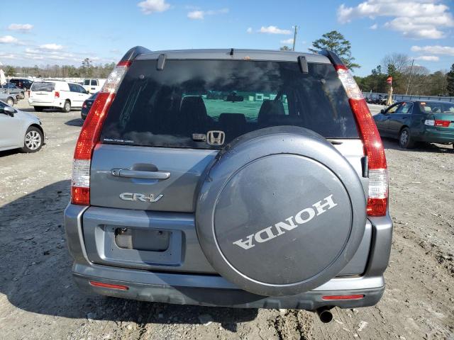 SHSRD78986U435388 - 2006 HONDA CR-V SE GRAY photo 6