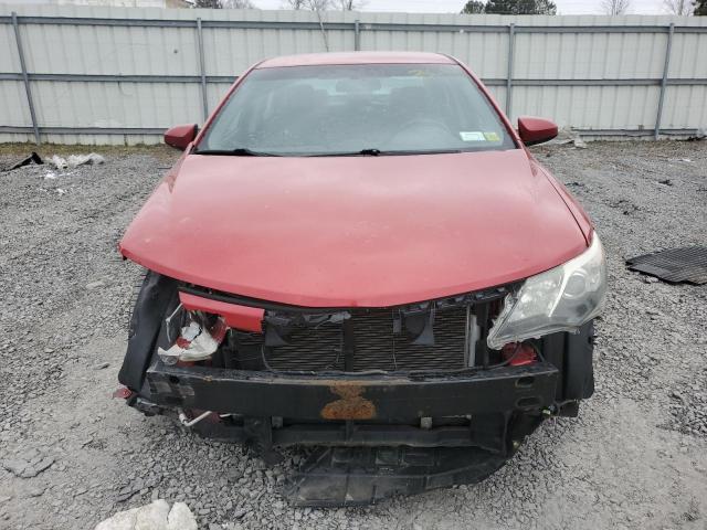 4T1BF1FK3CU509370 - 2012 TOYOTA CAMRY BASE RED photo 5