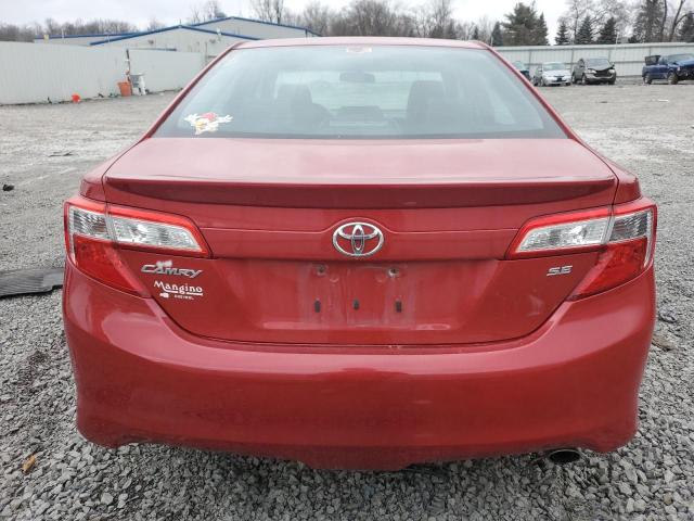 4T1BF1FK3CU509370 - 2012 TOYOTA CAMRY BASE RED photo 6