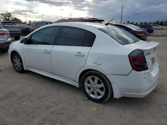 3N1AB6AP7CL657451 - 2012 NISSAN SENTRA 2.0 WHITE photo 2