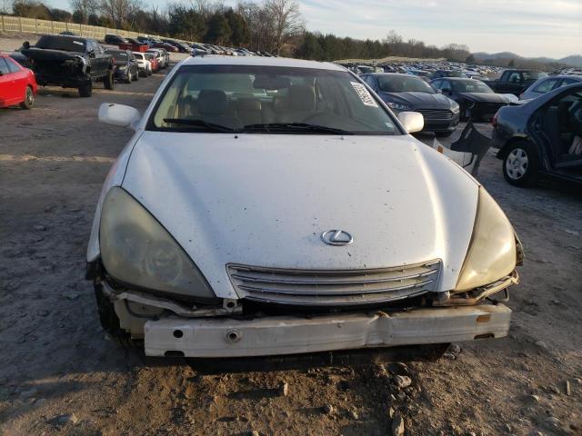 JTHBF30G636000655 - 2003 LEXUS ES 300 WHITE photo 5