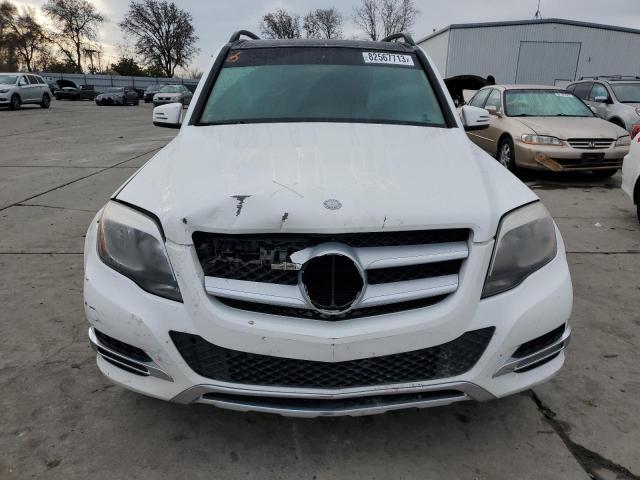 WDCGG5HB0EG226867 - 2014 MERCEDES-BENZ GLK 350 WHITE photo 5