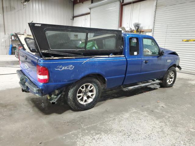 1FTYR15E17PA84253 - 2007 FORD RANGER SUPER CAB BLUE photo 3