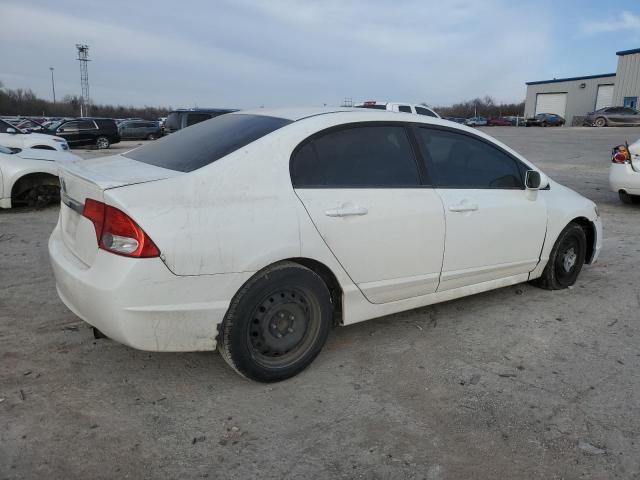 1HGFA16578L005160 - 2008 HONDA CIVIC LX WHITE photo 3