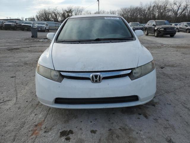 1HGFA16578L005160 - 2008 HONDA CIVIC LX WHITE photo 5