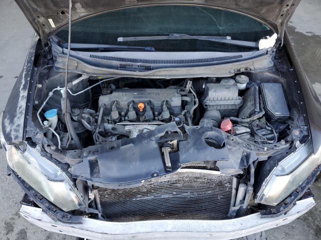 2HGFB2F55DH547173 - 2013 HONDA CIVIC LX GRAY photo 11