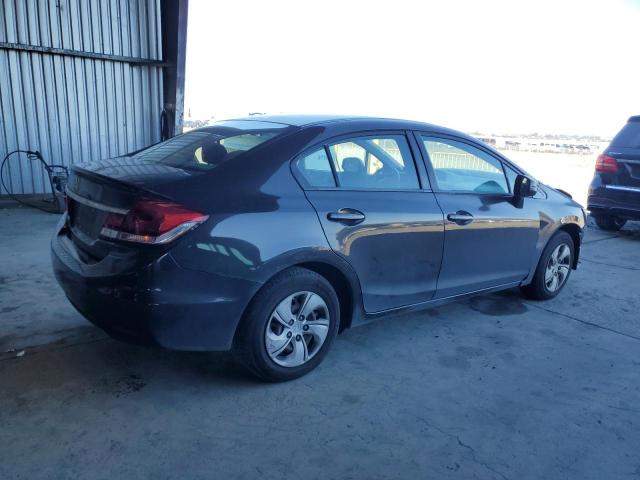 2HGFB2F55DH547173 - 2013 HONDA CIVIC LX GRAY photo 3