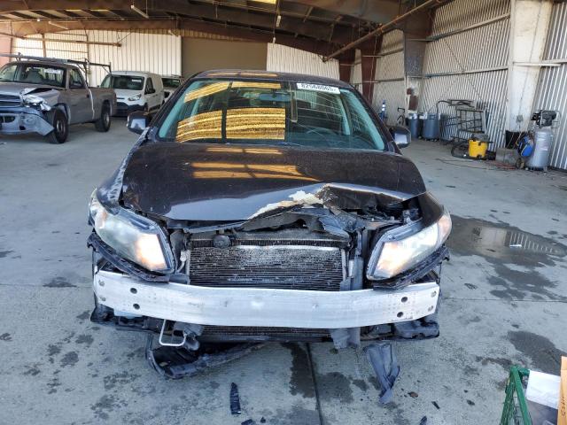 2HGFB2F55DH547173 - 2013 HONDA CIVIC LX GRAY photo 5