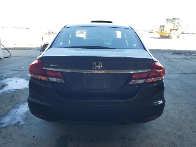 2HGFB2F55DH547173 - 2013 HONDA CIVIC LX GRAY photo 6