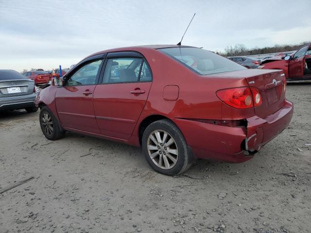 2T1BR32E55C413733 - 2005 TOYOTA COROLLA CE RED photo 2