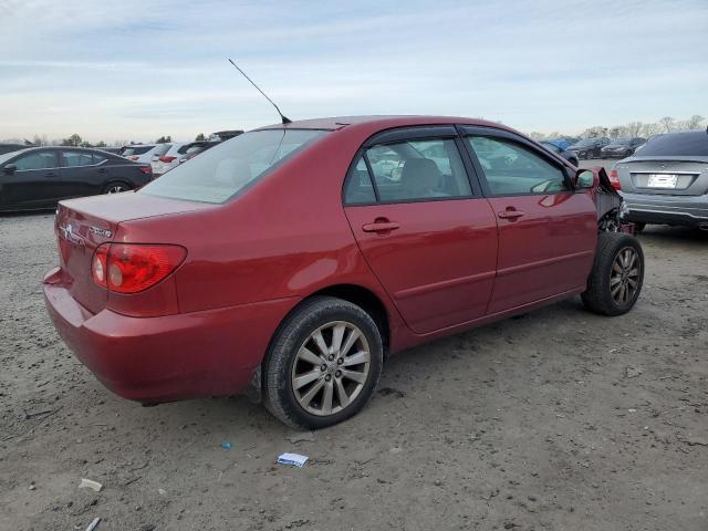 2T1BR32E55C413733 - 2005 TOYOTA COROLLA CE RED photo 3