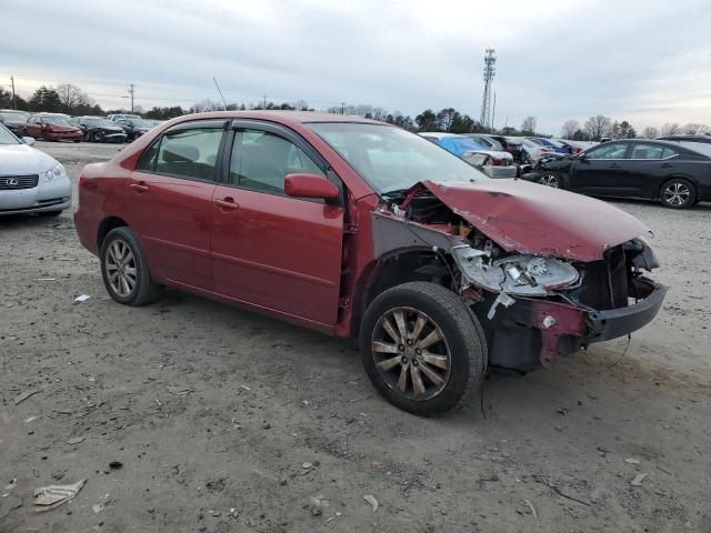 2T1BR32E55C413733 - 2005 TOYOTA COROLLA CE RED photo 4