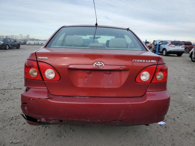 2T1BR32E55C413733 - 2005 TOYOTA COROLLA CE RED photo 6