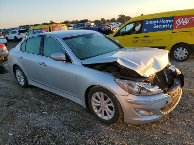 KMHGC4DD4DU212503 - 2013 HYUNDAI GENESIS 3.8L SILVER photo 4