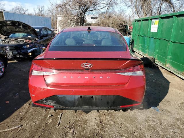 KMHLR4AF9PU509001 - 2023 HYUNDAI ELANTRA N LINE RED photo 6