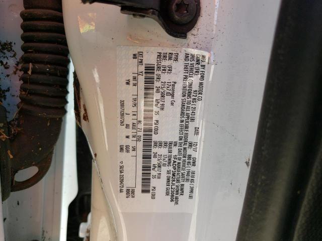 1FADP3M28JL230806 - 2018 FORD FOCUS SEL WHITE photo 12