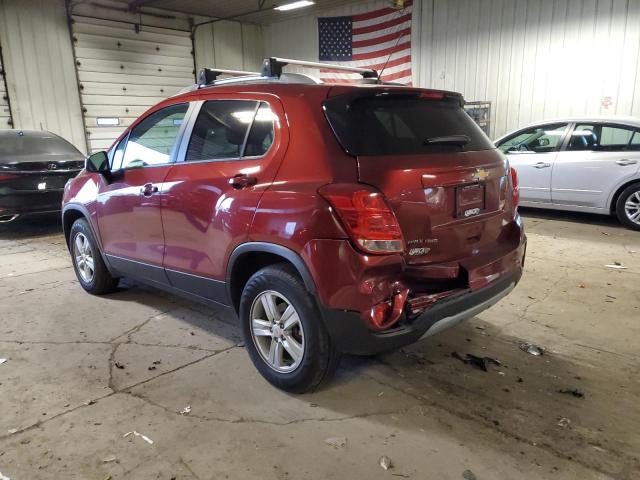 KL7CJPSB1MB329413 - 2021 CHEVROLET TRAX 1LT RED photo 2