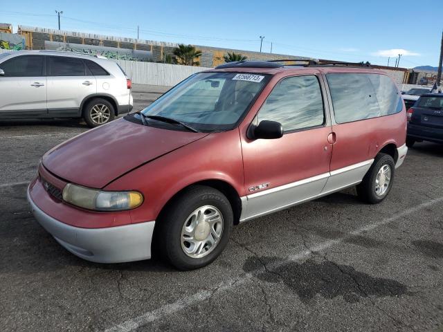 4N2DN1119VD843398 - 1997 NISSAN QUEST XE RED photo 1