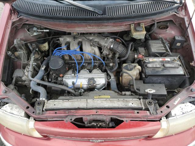 4N2DN1119VD843398 - 1997 NISSAN QUEST XE RED photo 12