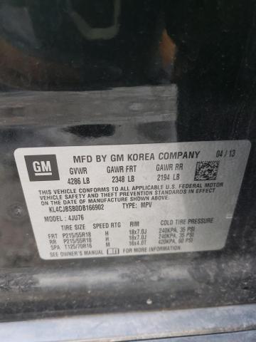 KL4CJBSB0DB166902 - 2013 BUICK ENCORE CONVENIENCE Grafit foto 13