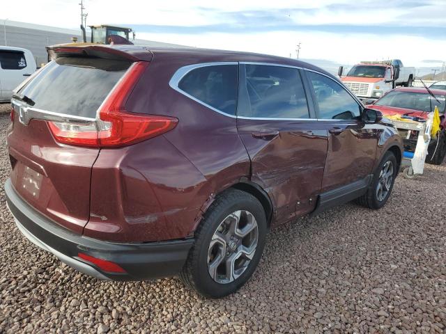 7FARW1H50HE028815 - 2017 HONDA CR-V EX MAROON photo 3