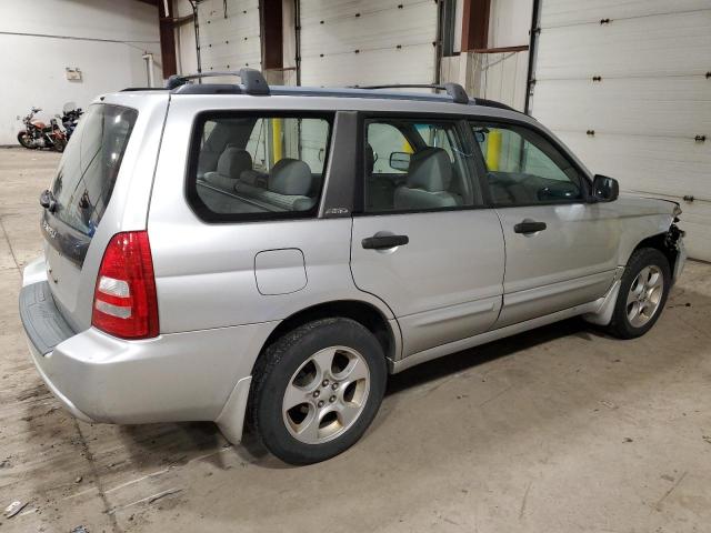 JF1SG65664H708383 - 2004 SUBARU FORESTER 2.5XS Серебристый фото 3