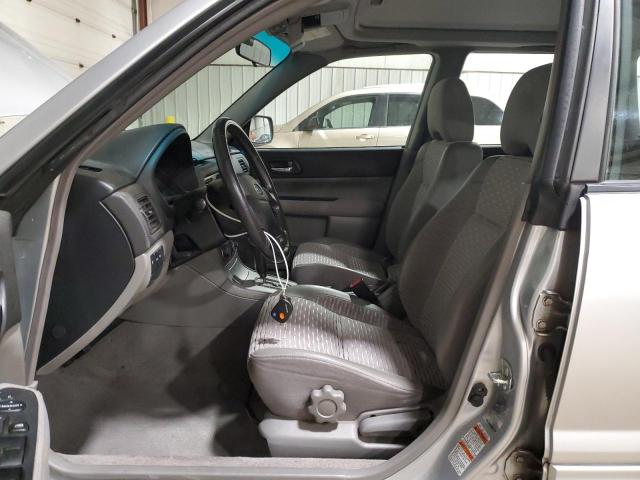 JF1SG65664H708383 - 2004 SUBARU FORESTER 2.5XS Серебристый фото 7