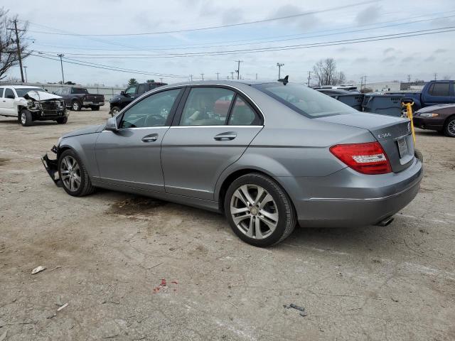 WDDGF8BB9CR235691 - 2012 MERCEDES-BENZ C 300 4MATIC GRAY photo 2