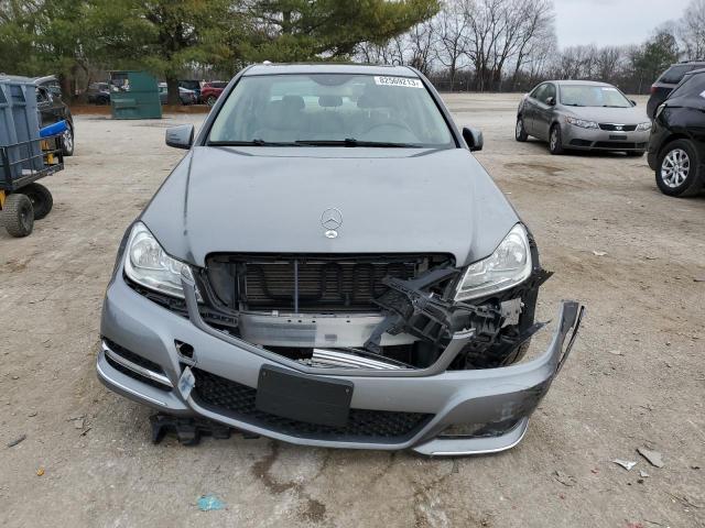 WDDGF8BB9CR235691 - 2012 MERCEDES-BENZ C 300 4MATIC GRAY photo 5