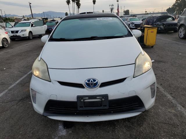 JTDKN3DU1F0400960 - 2015 TOYOTA PRIUS WHITE photo 5