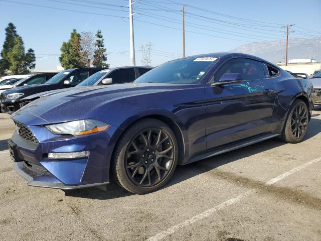 1FA6P8TH3K5135183 - 2019 FORD MUSTANG BLUE photo 1