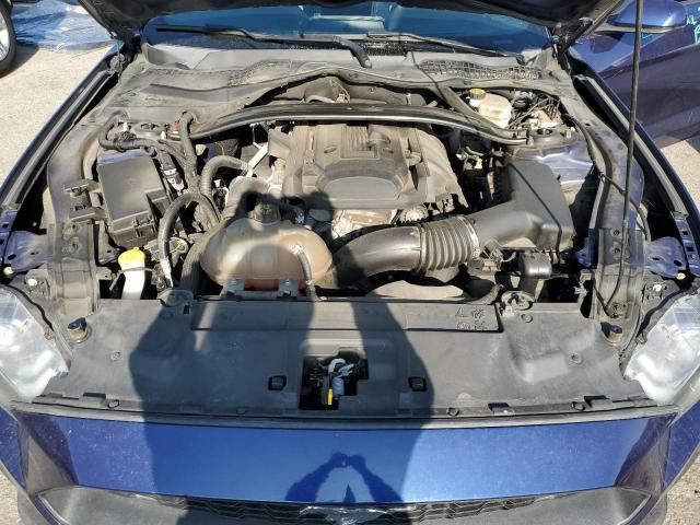 1FA6P8TH3K5135183 - 2019 FORD MUSTANG BLUE photo 11