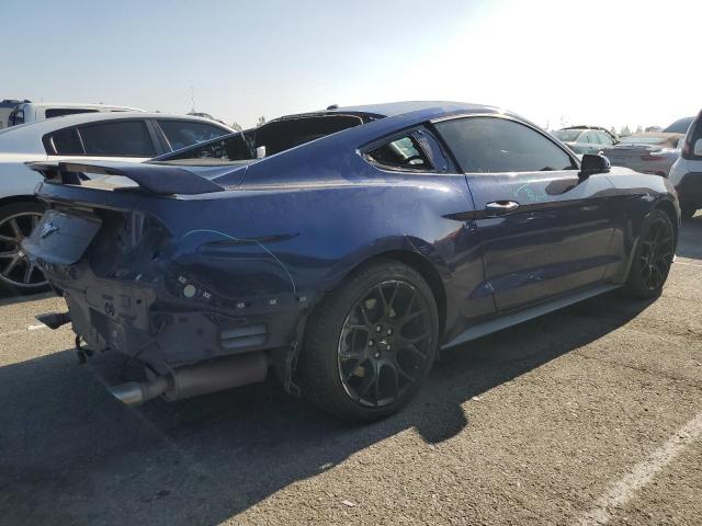 1FA6P8TH3K5135183 - 2019 FORD MUSTANG BLUE photo 3