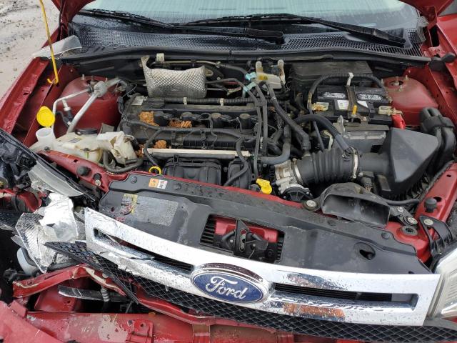 1FAHP35N59W254694 - 2009 FORD FOCUS SE RED photo 11