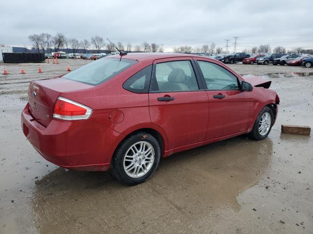 1FAHP35N59W254694 - 2009 FORD FOCUS SE RED photo 3