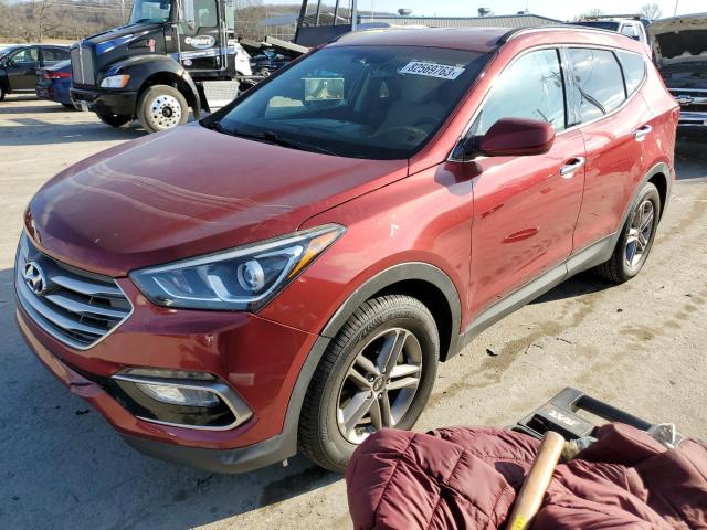 5XYZU3LB6HG407112 - 2017 HYUNDAI SANTA FE S RED photo 1