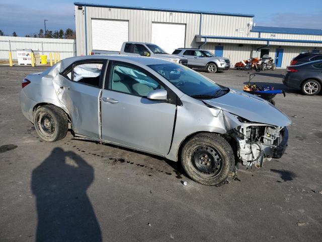 2T1BURHE2EC017591 - 2014 TOYOTA COROLLA L SILVER photo 4