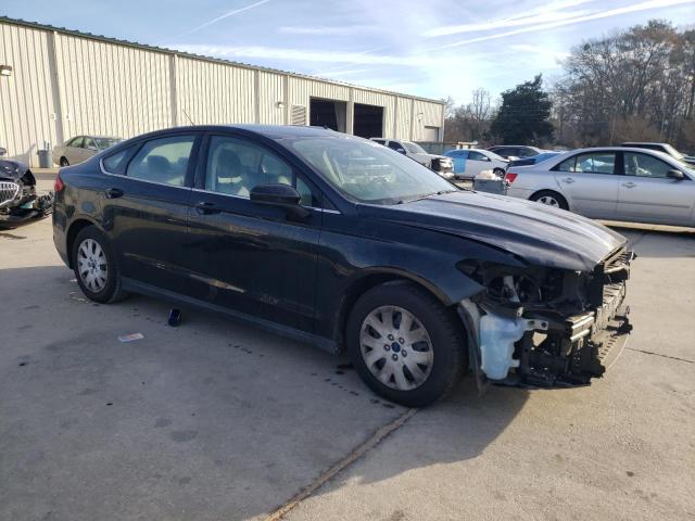 3FA6P0G7XER235995 - 2014 FORD FUSION S BLUE photo 4