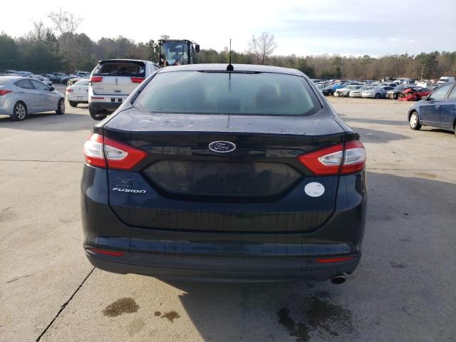 3FA6P0G7XER235995 - 2014 FORD FUSION S BLUE photo 6