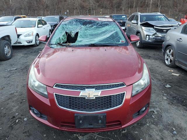 1G1PH5SC1C7158041 - 2012 CHEVROLET CRUZE LTZ RED photo 5