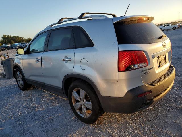 5XYKUDA25DG322668 - 2013 KIA SORENTO EX ვერცხლისფერი ფოტო 2