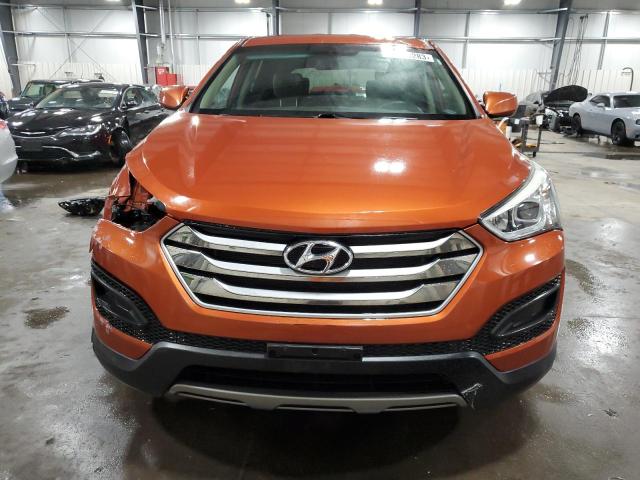 5XYZTDLBXGG352574 - 2016 HYUNDAI SANTA FE S ORANGE photo 5