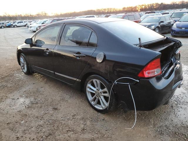 2HGFA55587H716287 - 2007 HONDA CIVIC SI BLACK photo 2