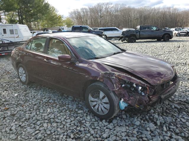 1HGCP26329A191029 - 2009 HONDA ACCORD LX MAROON photo 4