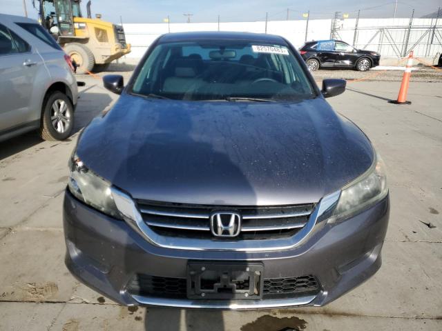 1HGCR2F32EA270088 - 2014 HONDA ACCORD LX GRAY photo 5