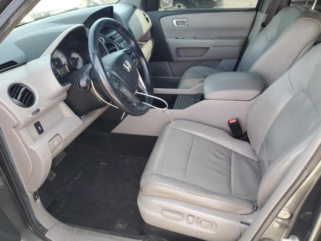 5FNYF3H60CB024462 - 2012 HONDA PILOT EXL ვერცხლისფერი ფოტო 7