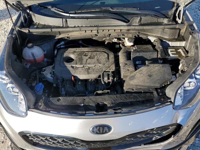 KNDP63AC7M7872132 - 2021 KIA SPORTAGE S SILVER photo 11