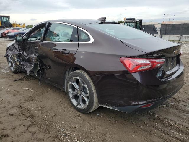 1G1ZD5ST2MF004790 - 2021 CHEVROLET MALIBU LT BURGUNDY photo 2