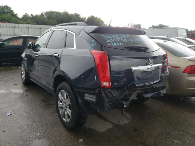 3GYFNAE39ES584560 - 2014 CADILLAC SRX BLUE photo 3